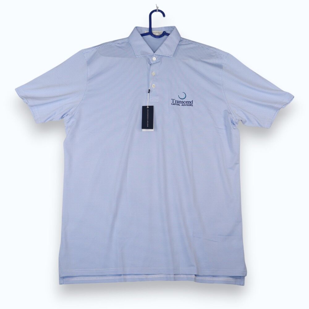Holderness & Bourne The Perkins Men's XL Polo Golf Shirt Windsor & White NEW